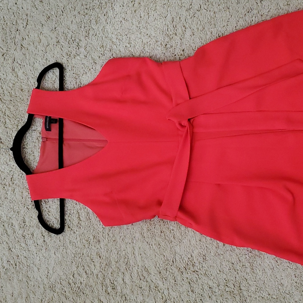 Banana Republic cropped wide leg v-neck pink jumpsuit. New